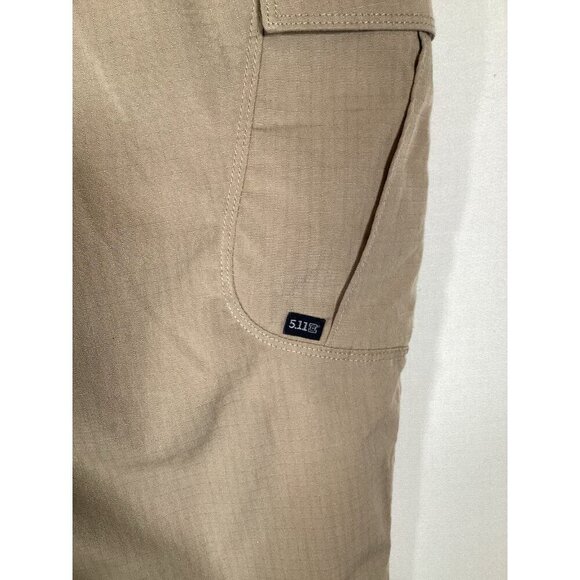 5.11 Tactical Pants 36/30 Beige Tan Outdoors Hiking Work Cargo Military - Picture 6 of 8